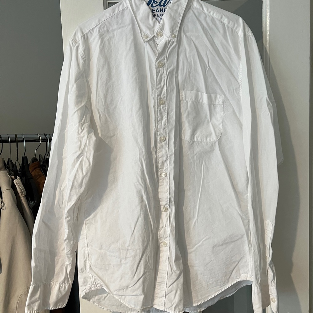 J Crew poplin cotton men’s shirt